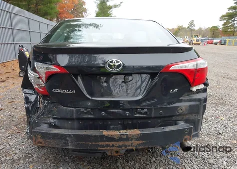 2015 Toyota Corolla Le из США, поврежденный, VIN 2T1BURHE4FC284491